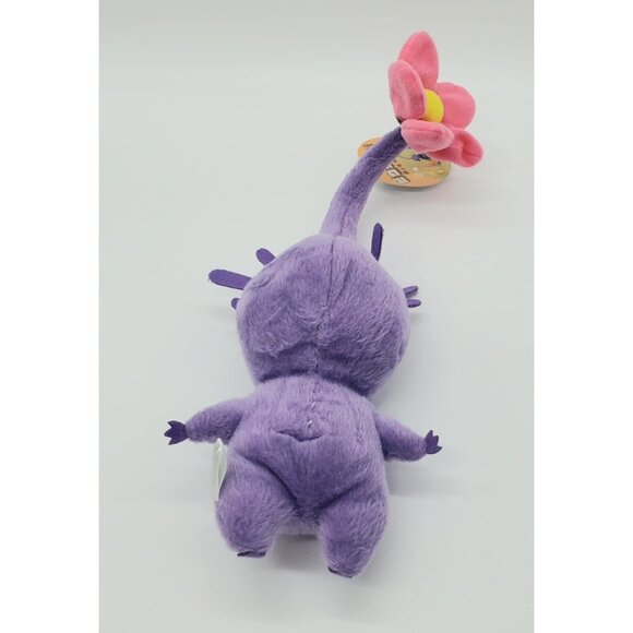 Pikmin Purple Flower Sanei Beanie 2004 Plush 10”Stuffed Toy Doll japan w Tag - Picture 2 of 4